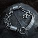 bransoleta srebrna z łańcuszkami